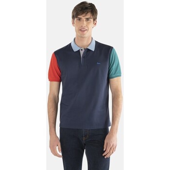 Textil Homem T-shirts e Pólos Harmont & Blaine LRJ351021215 Azul