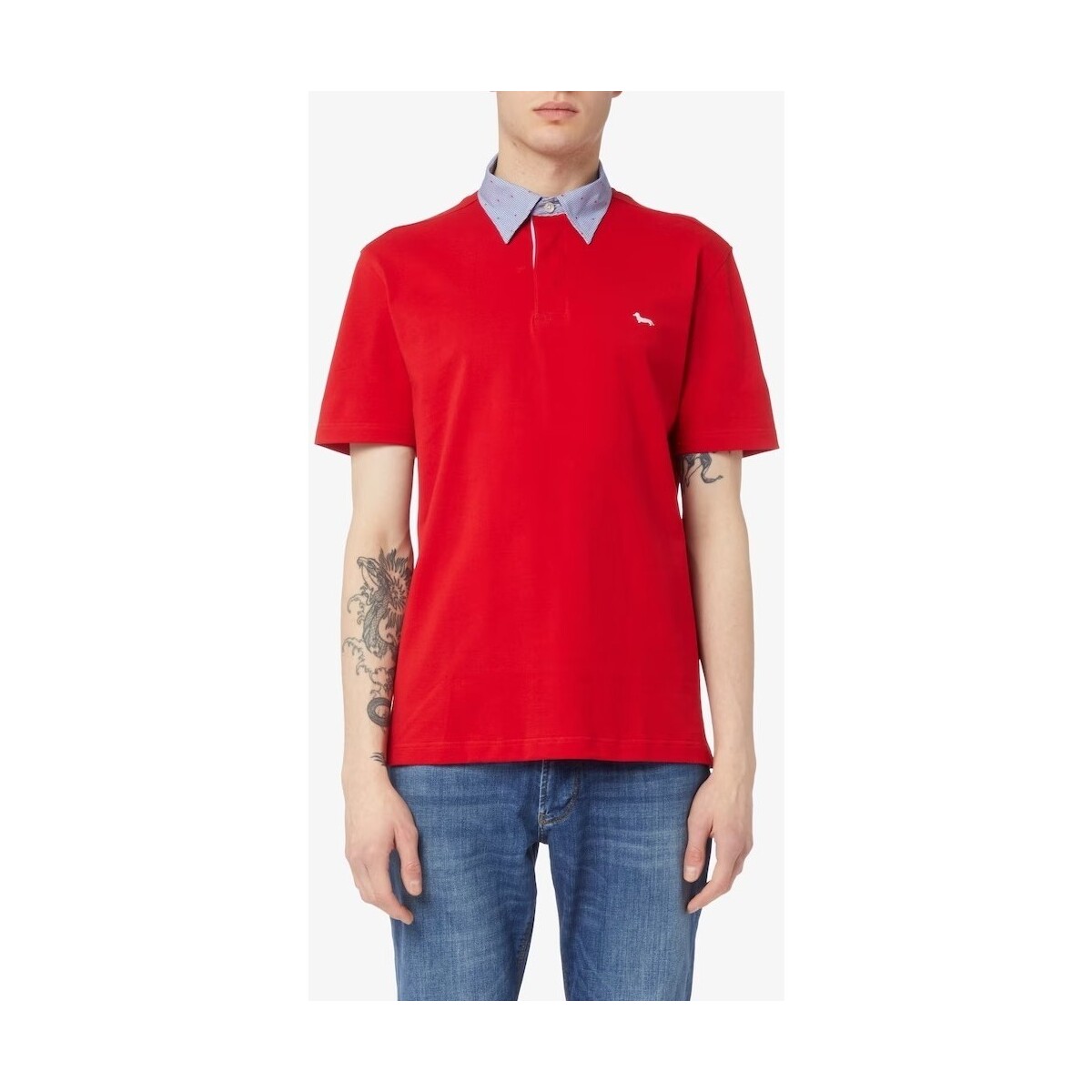 Textil Homem T-shirts e Pólos Harmont & Blaine LRJ003020004S19 Vermelho