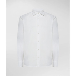 Textil Homem Camisas mangas comprida Peuterey PEU4679 Branco