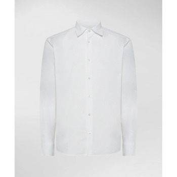 Textil Homem Camisas mangas comprida Peuterey PEU4679 Branco