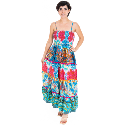 Textil Mulher Vestidos compridos Isla Bonita By Sigris Citrouille et Compagnie Rosa