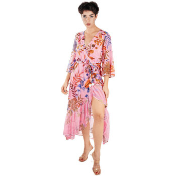 Textil Mulher Vestidos compridos Isla Bonita By Sigris As minhas encomendas Rosa