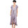 Textil Mulher Vestidos compridos Isla Bonita By Sigris Vestido Midi Longo Violeta