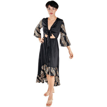 Textil Mulher Vestidos compridos Isla Bonita By Sigris As minhas encomendas Preto