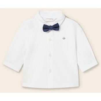 Textil Rapaz Camisas mangas comprida Mayoral 1190-66-1-69 Branco