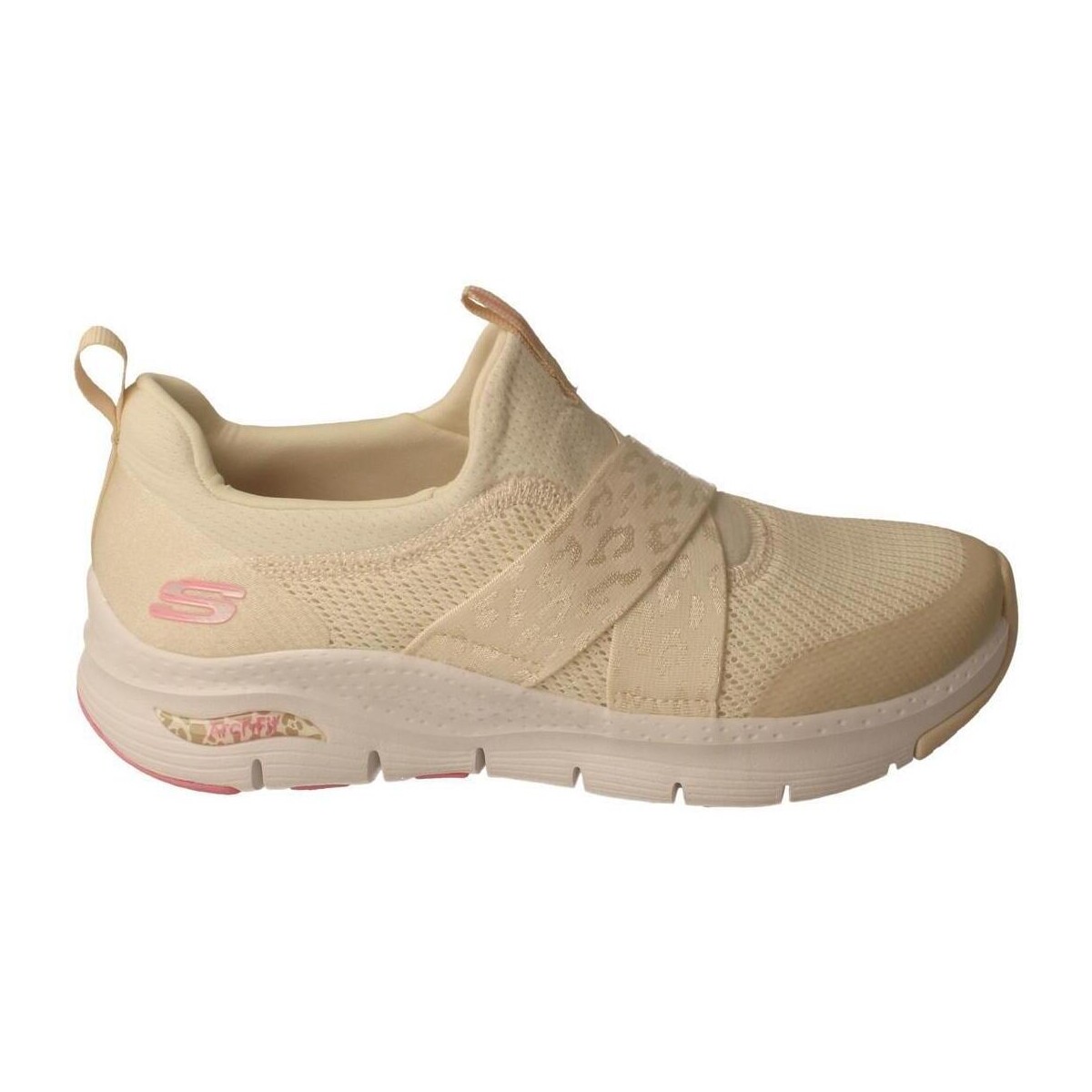 Sapatos Mulher Sapatilhas Skechers  Bege