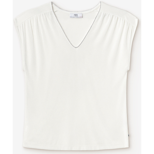 Textil Mulher T-shirts e Pólos Franklin & Marshises T-shirt SIDY Branco