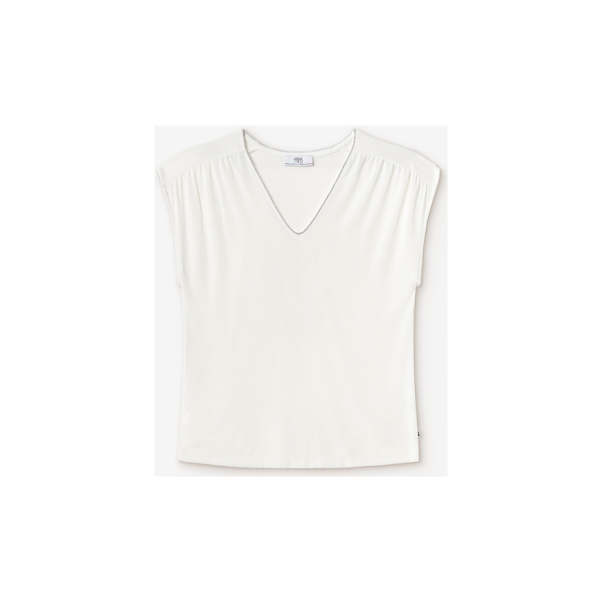 Textil Mulher T-shirts e Pólos Le Temps des Cerises T-shirt SIDY Branco