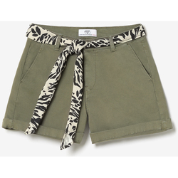 Textil Mulher Shorts / Bermudas Le Temps des Cerises Calções VELI2 Verde