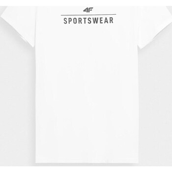 Textil Homem Neri Long Sleeve T Shirt Mens 4F TSM039 Branco