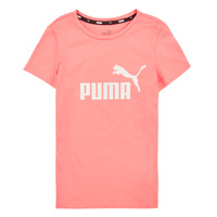 Textil Rapariga T-Shirt mangas curtas Puma T-skjorte ESS LOGO TEE G Rosa
