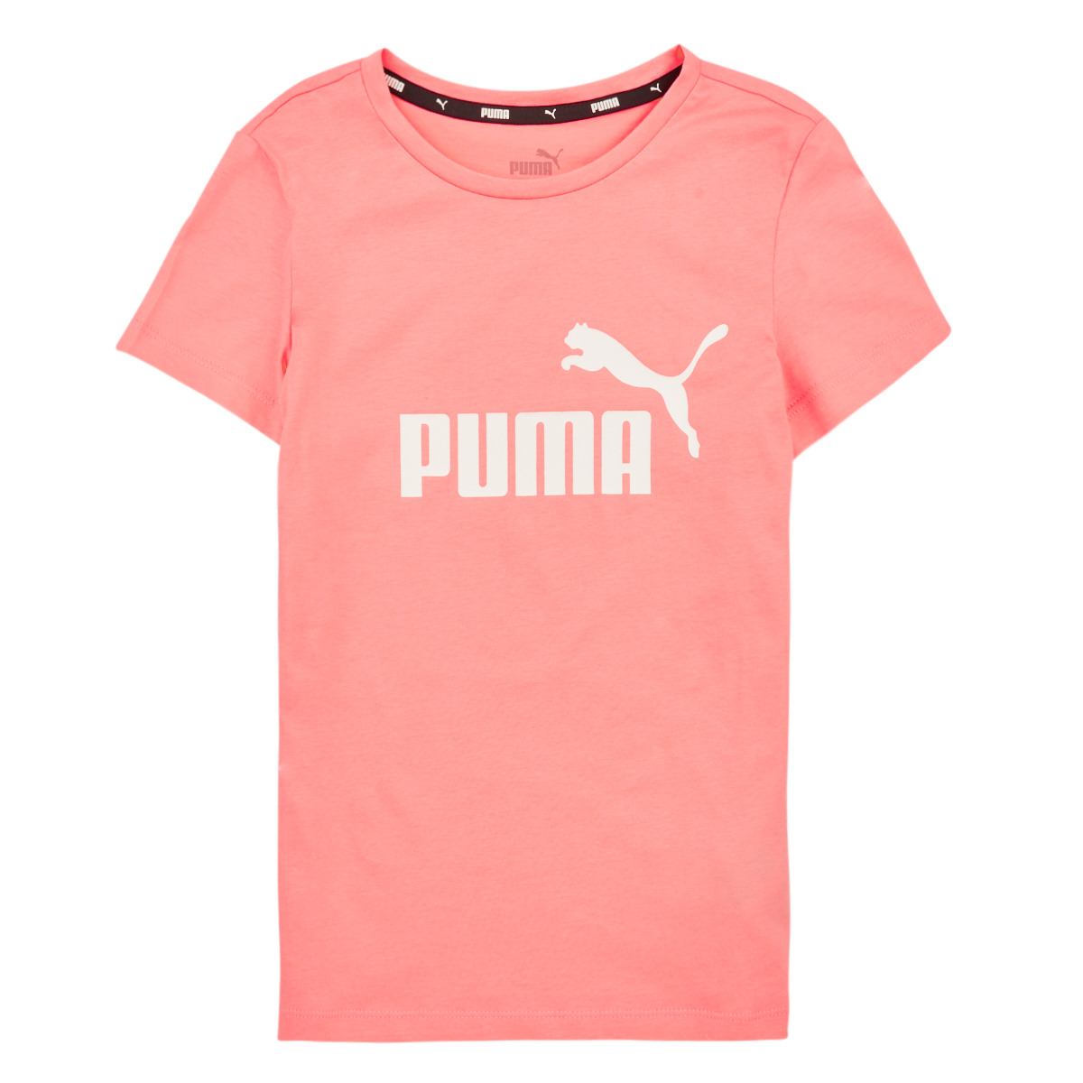 Textil Rapariga T-Shirt mangas curtas Puma brand ESS LOGO TEE G Rosa