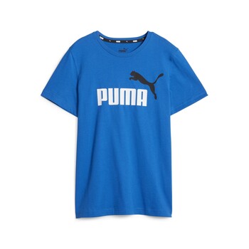 Textil Rapaz T-Shirt mangas curtas Puma ESS+ 2 COL LOGO TEE B Azul