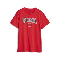 Textil Rapaz T-Shirt mangas curtas com Puma com Puma SQUAD TEE B Vermelho