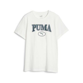 Textil Rapaz T-Shirt mangas curtas Puma PUMA SQUAD TEE B Branco