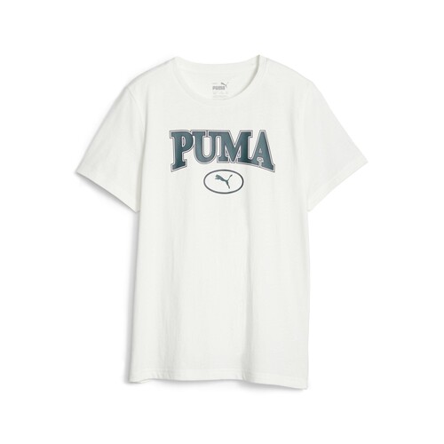 Textil Rapaz Puma Samarreta Màniga Curta Logo Puma PUMA SQUAD TEE B Branco