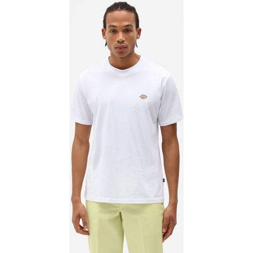 Textil Homem adidas originals 3 Stripes Short Sleeve T-Shirt Dickies MAPLETON TEE SS 0A4XDB-WHX WHITE Branco