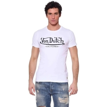 Textil Homem T-shirts e Pólos Von Dutch VD1TVC Branco