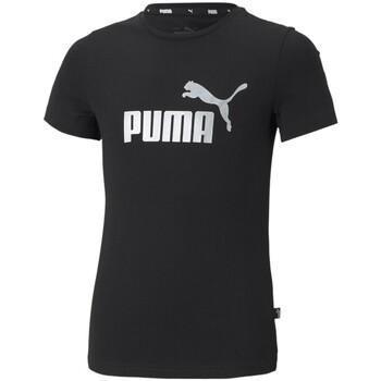 Textil Rapariga T-Shirt mangas curtas Ferrari Puma  Preto