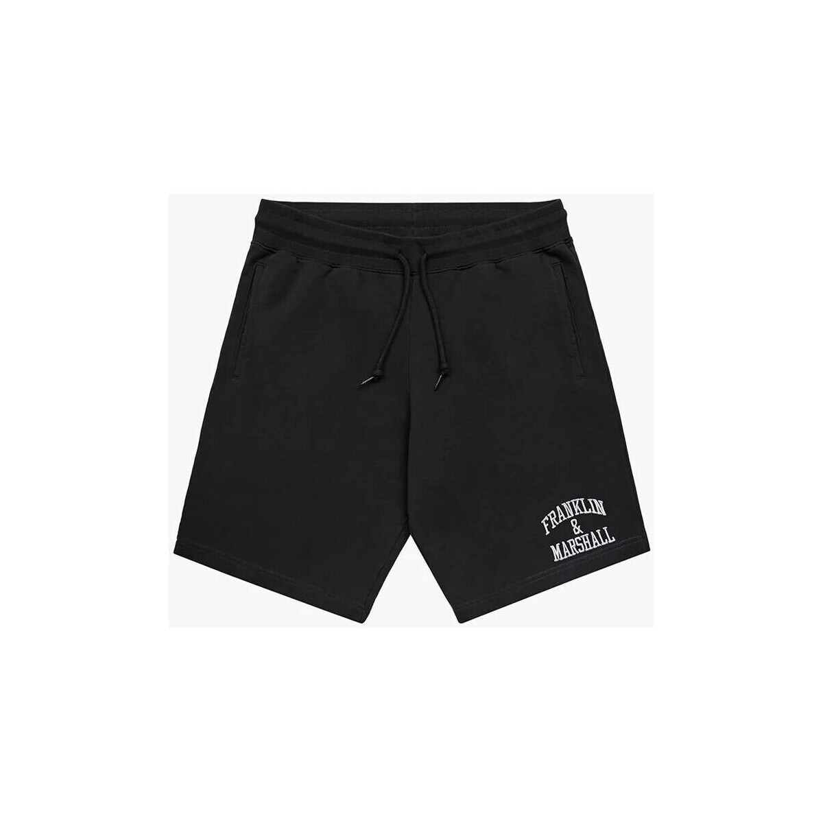 Textil Homem Shorts Jaq / Bermudas Franklin & Marshall JM4007-2000P01 ARCH LETTER-980 BLACK Preto