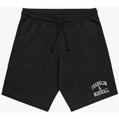 Textil Homem Shorts / Bermudas Les Spartiates Pall JM4007-2000P01 ARCH LETTER-980 BLACK Preto