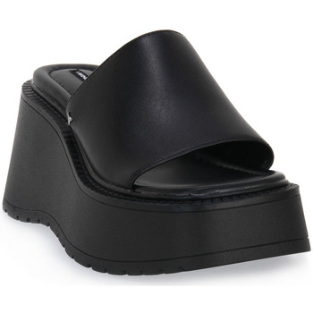 Sapatos Mulher Chinelos Windsor Smith CANDY BLACK LEATHER Preto