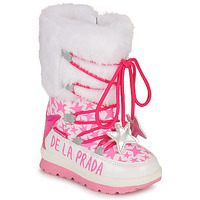 Sapatos Rapariga Botas de neve Casa & Deco APRES-SKI Branco / Rosa
