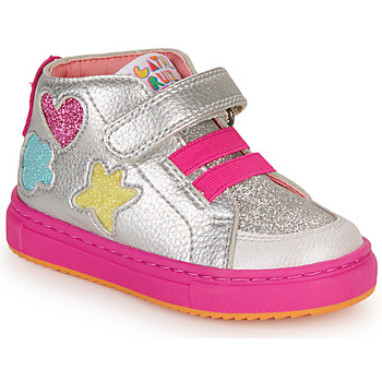 Sapatos Rapariga Sapatilhas de cano-alto adidas by9402 women basketball league st louis LUCKY Prata / Rosa