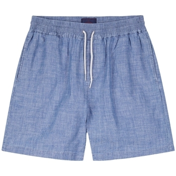 Textil Homem Shorts / Bermudas Portuguese Flannel Calções Chambray - Navy Azul