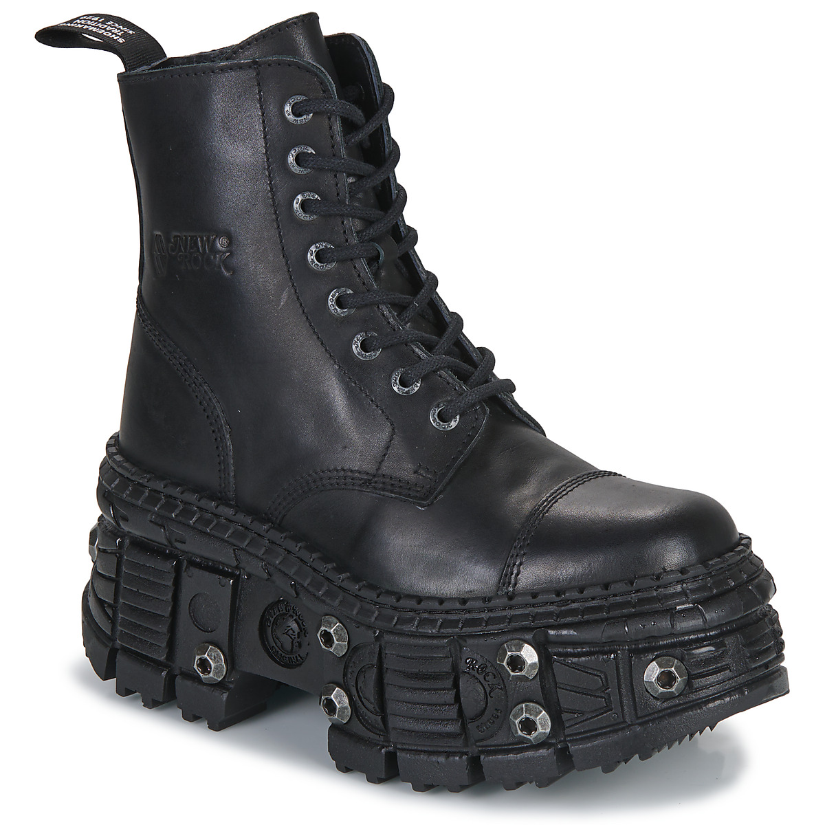 Sapatos Botins New Rock MEVAL Preto