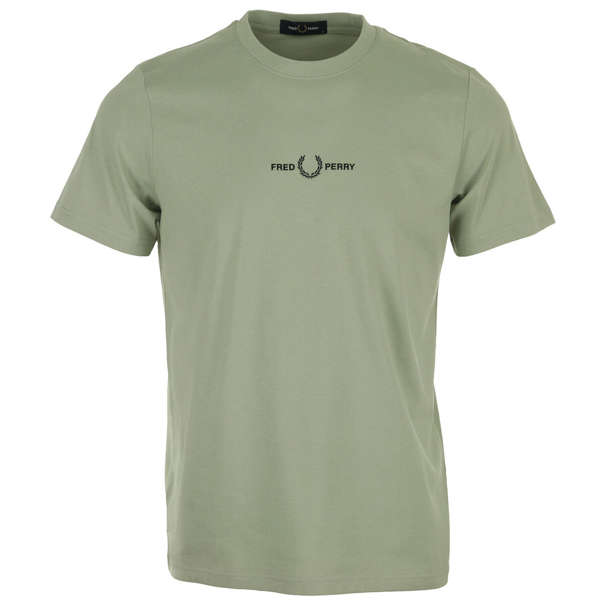 Textil Homem T-Shirt mangas curtas Fred Perry Embroidered T-Shirt Verde