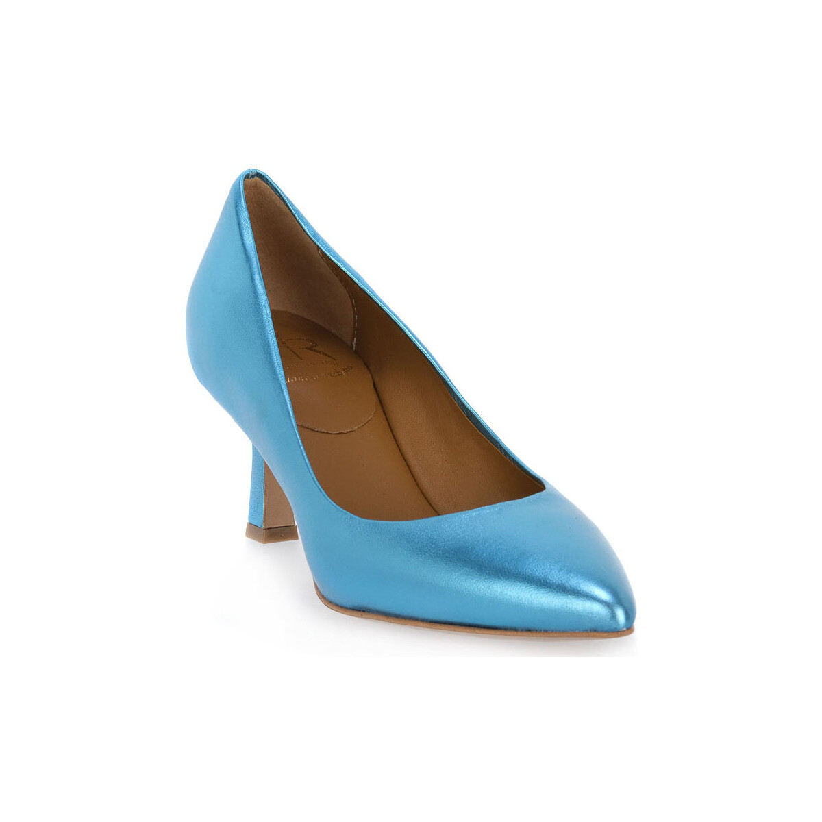 Sapatos Mulher Escarpim Priv Lab LAMINATO AZZURRO Azul