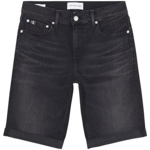 Tepleated Homem Shorts / Bermudas Calvin Klein Jeans  Preto