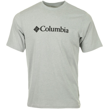Textil Homem T-Shirt mangas curtas Columbia CSC Basic Logo Cinza