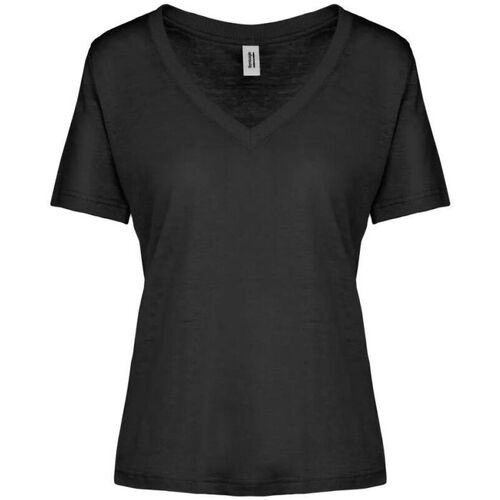 Textil Mulher T-shirts e Pólos Bomboogie TW 7351 T JLIT-90 Preto