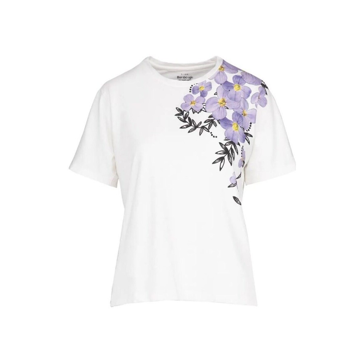 Textil Mulher T-shirts e Pólos Bomboogie TW 7993 T JSNS-01 Branco