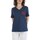 Textil Mulher Eterna t-shirt upcycled materials rot weiss gestreift W4H9101M3876 Azul