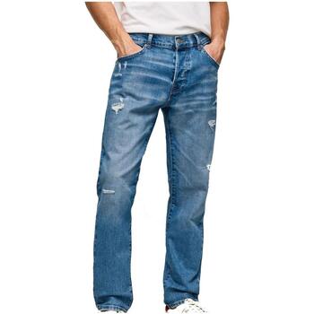 Textil Homem maison margiela satin long sleeve midi dress item Pepe jeans fleece  Azul