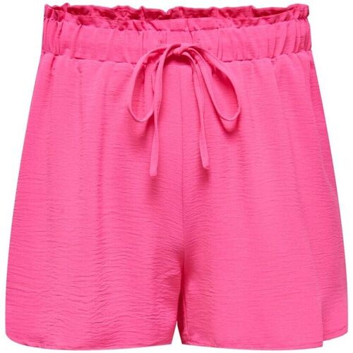 Textil Mulher Shorts / Bermudas Only 15250165 METTE-CARMINE ROSE Rosa