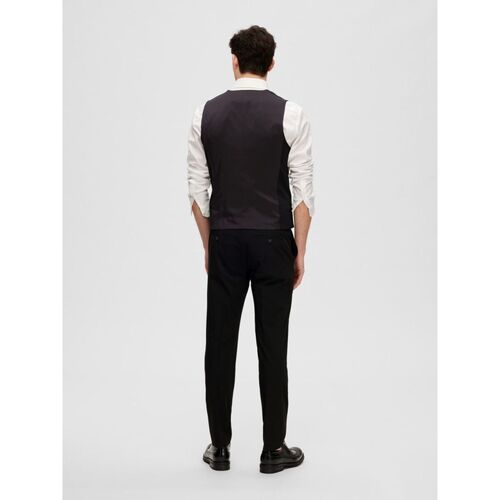 Selected 16089406 LIAM WCT FLAX-BLACK Preto