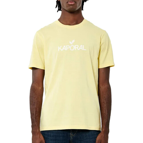 Textil Homem T-Shirt mangas curtas Kaporal  Amarelo