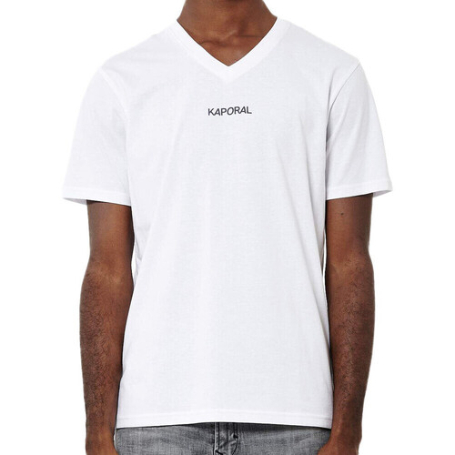 Textil Homem fcp wallace s s t shirt Kaporal  Branco