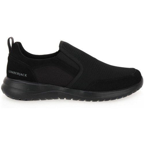 Sapatos Homem Sapatilhas Lumberjack CB001 SLIP ON Preto
