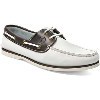Sapatos Homem Sapato de vela Seajure Nungwi Boat Shoe Branco