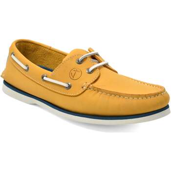 Sapatos Homem Sapato de vela Seajure Maho Boat Shoe Amarelo e Branco