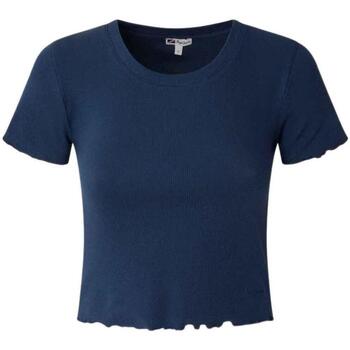 Textil Mulher T-shirts e Pólos Pepe strap-detail jeans  Azul