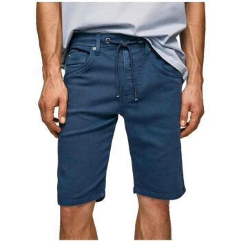 Textil Homem Shorts / Bermudas Pepe JEANS Regata  Azul