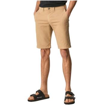 Textil Homem Shorts / Bermudas Pepe Rodia jeans  Bege
