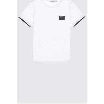 Textil Rapaz T-shirts e Pólos Antony Morato MKKS00613-FA100235-1000-1-19 Branco