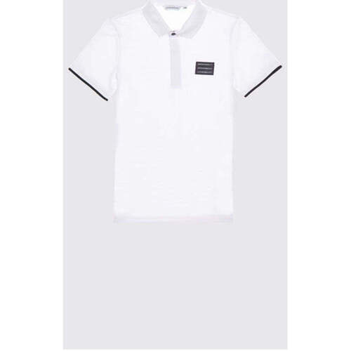 Textil Rapaz T-shirts degree e Pólos Antony Morato MKKS00615-FA100236-1000-1-19 Branco